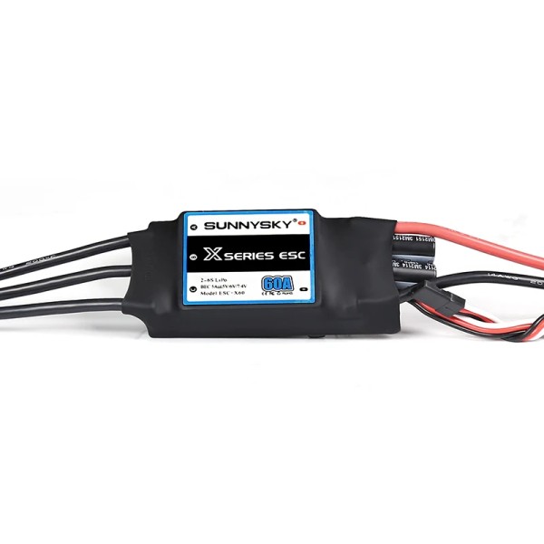 Hot Sales SUNNYSKY 18A/40A/60A/80A Airplane Fixed-wing Airplane Brushless Electronics 2-6S 2-4S ESC